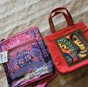 Dressy yet classy bag. Get the other one free (as shown in the pics)